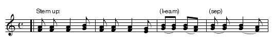 TEST: Chords - staff notation