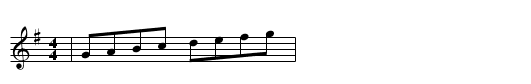 TEST: clef=treble - staff notation