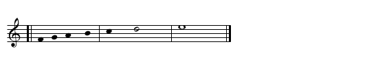 TEST: note head with no stem - staff notation