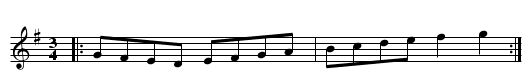 Test of multiple header lines. - staff notation