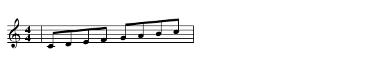 TEST: Vocal SB, score. - staff notation