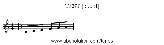 TEST [|: ... :|] - staff notation