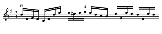 Tete-a-Tete -- Hornpipe - staff notation