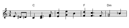 Teton Waltz - staff notation