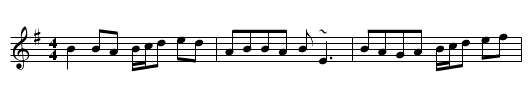Thady Casey's - staff notation