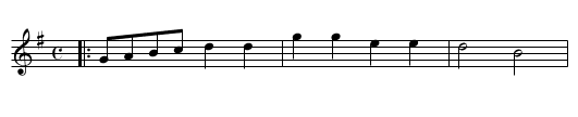 The 17th of May - staff notation