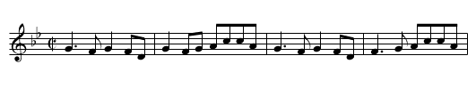 The Abbey Reel - staff notation