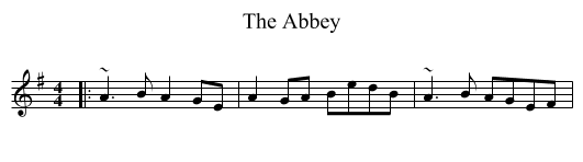 The Abbey - staff notation