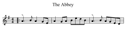 The Abbey - staff notation