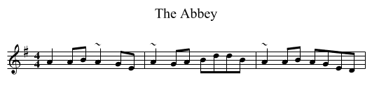 The Abbey - staff notation