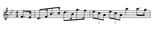 The Acrobat [1] - staff notation