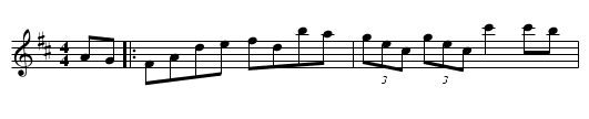 The Acrobat  (hornpipe) - staff notation