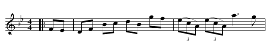 The Acrobat - staff notation