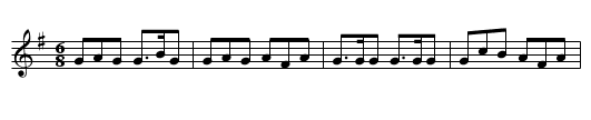 The Active Old Man       (jig)      0882 - staff notation
