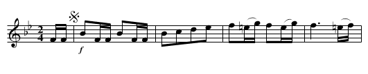 The AERIAL QUADRILLES. NO. 4.--la Trenise. - staff notation