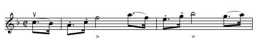 THE ALSTON HORNPIPE -- For Clog Dance - staff notation