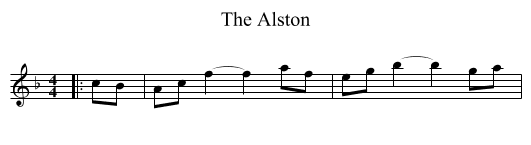 The Alston - staff notation