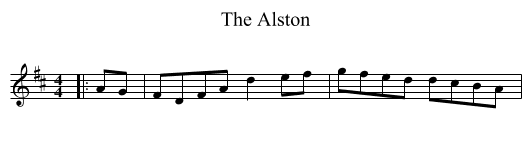 The Alston - staff notation
