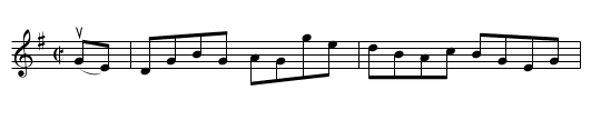 the AMERICAN - staff notation