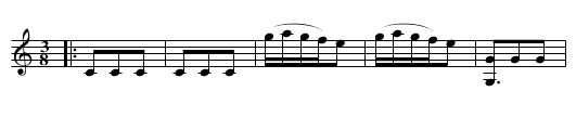 The Arch Duke Charles's Waltz - staff notation