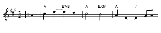 The Archbishop - staff notation