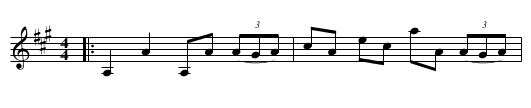 The Army and Navy Reel - staff notation