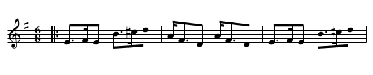 the ARRAN BOAT - staff notation