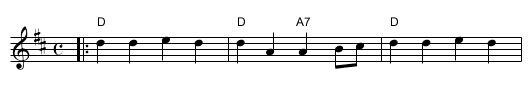 the Ashford Anniversary   (D) - staff notation