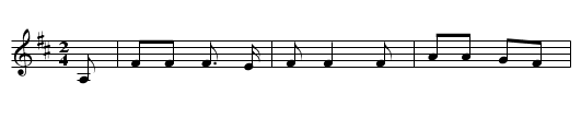 The Ashland Tragedy II - staff notation
