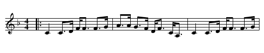 The Auld Brig o' Ayr - staff notation