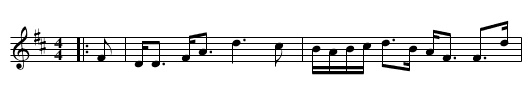 The Auld Toun o' Ayr - staff notation