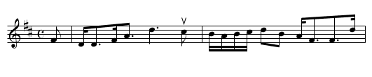the AULD TOUN O' AYR - staff notation