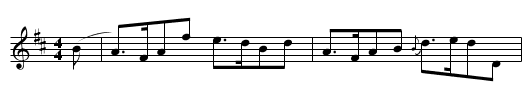 The Back of the Change House - staff notation