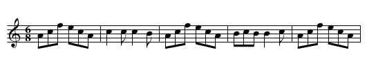 The Bailiffs are Comeing - staff notation