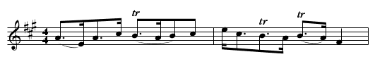 The Balloon - staff notation