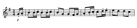 the BALL-ROOM POLKA - staff notation