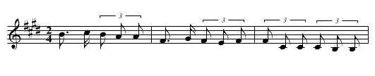 The Band of the Dead Is Coming - staff notation