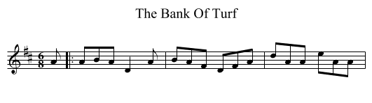 The Bank Of Turf - staff notation