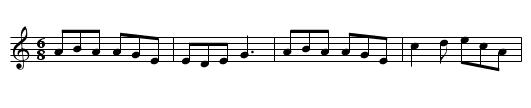 The banks of Lough Gowna - staff notation