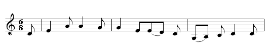 The Banks of the Gasperaux - staff notation