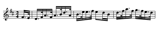 The Banks Of The Nile (hornpipe) 1625 - staff notation