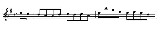 The Bantry Hornpipe - staff notation