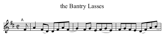 the Bantry Lasses - staff notation