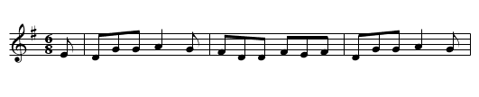 The Barefoot Boy (doublejig)  1074 - staff notation
