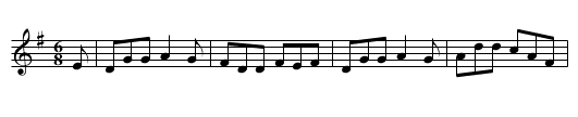 The Barefoot Boy - staff notation