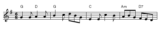 The Barley Mow - staff notation