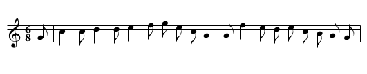 The Barley Mow - staff notation