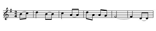 The Basket of Oysters - staff notation