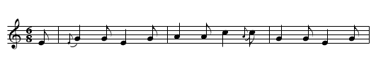The Battle of Harlow - staff notation
