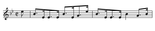 The Battle of the Sna' Ba's - staff notation
